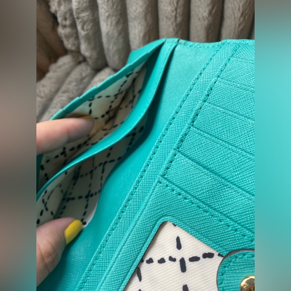 Turquoise Kate Spade Wallet - Picture 4 of 13